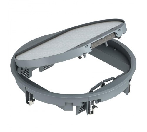 Лючок GESR9-2U (универсальный) 12xModul45 (полиамид,серый) (GESR9-2U12T 7011)  7405465  OBO Bettermann