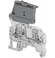 Клемма втычная ZK2,5-SF - держатель предохранителя 5x20 мм - серая - 2,5 мм?, 2 зажима  1SNK706410R0000  TE