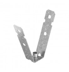 Крепление к потолку и профнастилу 100 мм М10, толщ. 1,5 мм, Сендзимир цинк, 053511  КПП-10М10-1,5-СЦ   Ostec