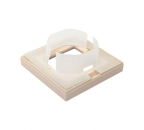 1 - местная рамка, IP44, кремовая, пластик Эпика  UP1-FPI-01-44 EKF