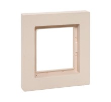 1 - местная рамка, IP44, кремовая, пластик Эпика  UP1-FPI-01-44 EKF