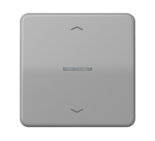 Клавиша для KNX кнопки, 1 группа с окошком и символами "стрелки"; дюропласт; серый  CD101KO5PGR  Jung