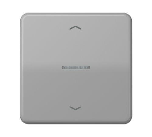 Клавиша для KNX кнопки, 1 группа с окошком и символами "стрелки"; дюропласт; серый  CD101KO5PGR  Jung