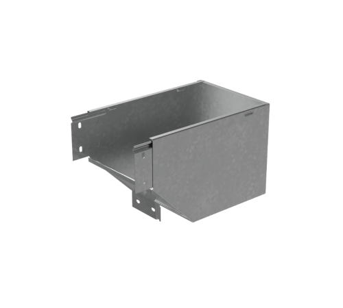 Угол вертикальный внешний L 100х200 мм с разворотом трассы на 90 град "ПЛЮС"  VLPDplus90-100-200-L  КМ-профиль