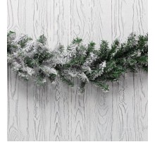 Заснеженный еловый шлейф 2.7 м,  26 см, ПВХ  307-122  NEON-NIGHT