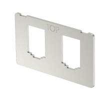 Монтажная пластина для 2 телекоммуникационных модулей (тип В) (MPK 2B)  7408714  OBO Bettermann