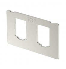 Монтажная пластина для 2 телекоммуникационных модулей (тип В) (MPK 2B)  7408714  OBO Bettermann