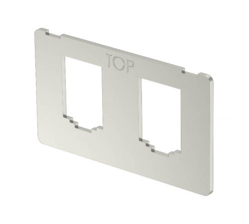 Монтажная пластина для 2 телекоммуникационных модулей (тип В) (MPK 2B)  7408714  OBO Bettermann