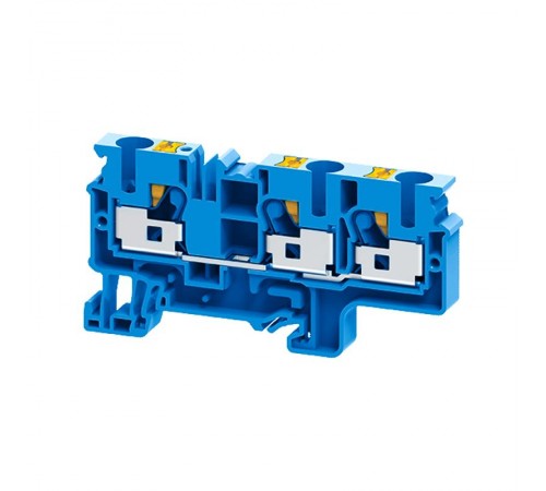 Клемма с 3-мя контактами push-in OptiClip СP-10-TRIPLET-I-BU-синий  331853  КЭАЗ