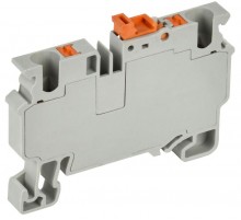 Колодка клеммная CP-DT измерит. нож. разм. 4мм2 серая  YCT25-04-K03-004  IEK