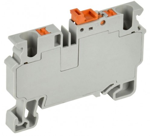 Колодка клеммная CP-DT измерит. нож. разм. 4мм2 серая  YCT25-04-K03-004  IEK