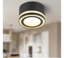 Светильник настенно-потолочный спот  OL51 BK GX53 IP20 черный  Б0059805  ЭРА