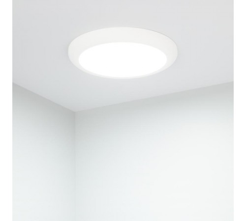 Светильник CL-FIOKK-R220-18W Day4000-MIX (WH, 120 deg, 230V) (arlight, IP44 Пластик, 3 года)  033445  Arlight