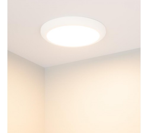 Светильник CL-FIOKK-R220-18W Day4000-MIX (WH, 120 deg, 230V) (arlight, IP44 Пластик, 3 года)  033445  Arlight