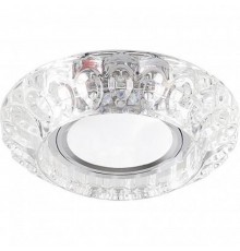 Светильник встраиваемый с LED подсветкой CD987 потолочный MR16 G5.3 прозрачный  32664  Feron