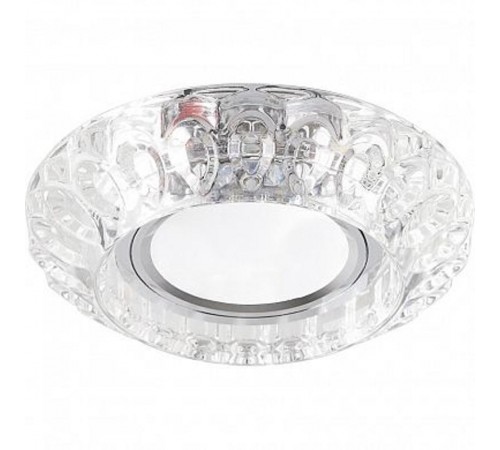 Светильник встраиваемый с LED подсветкой CD987 потолочный MR16 G5.3 прозрачный  32664  Feron