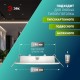 Светильник встраиваемый точечный под лампу GX53 KL70 WH /1 тонкий , 220V, 13W, белый  Б0048955  ЭРА