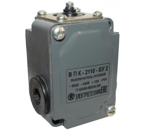 ВПК-2110-БУ2, толкатель, IP67, выключатель путевой (ЭТ)  ET511606  Электротехник