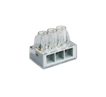 Клемма соединительная винтовая 1пол. 3конт. под жилы сечением 6кв.мм  B63  DKC