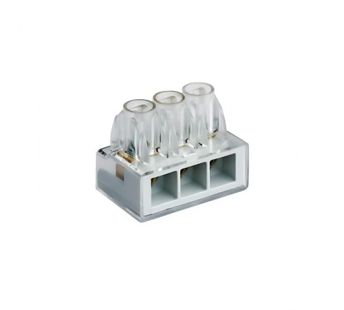 Клемма соединительная винтовая 1пол. 3конт. под жилы сечением 6кв.мм  B63  DKC