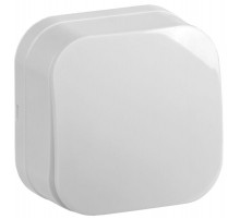 GLORY белый Выключатель 1-клавишный О/У 10А ВС20-1-0-ХБ  EVH10-K01-10  IEK