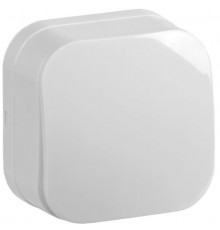 GLORY белый Выключатель 1-клавишный О/У 10А ВС20-1-0-ХБ  EVH10-K01-10  IEK