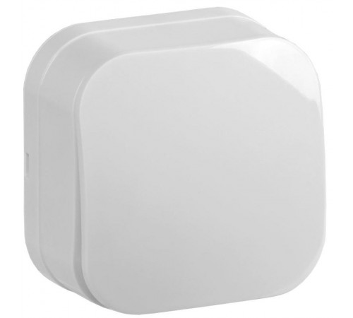 GLORY белый Выключатель 1-клавишный О/У 10А ВС20-1-0-ХБ  EVH10-K01-10  IEK