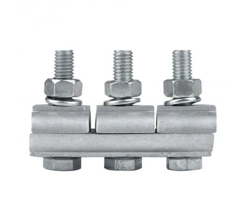 Зажим соединительный плашечный 3 болта М6 (D провода 9,6...11,4 мм) ПА-2-2 PROxima  pa-2-2  EKF