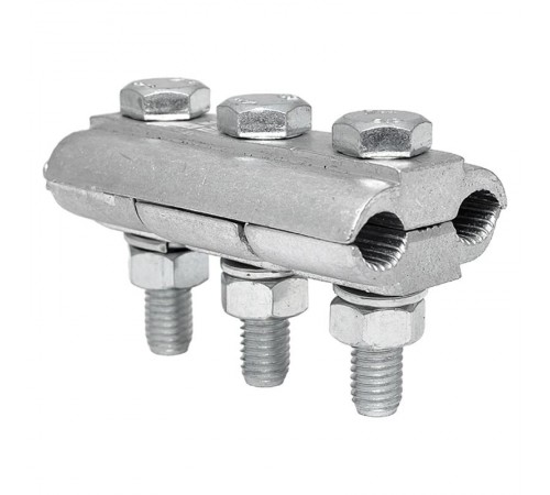 Зажим соединительный плашечный 3 болта М6 (D провода 9,6...11,4 мм) ПА-2-2 PROxima  pa-2-2  EKF