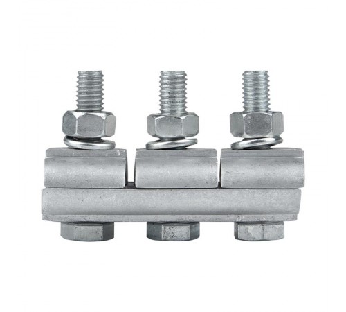 Зажим соединительный плашечный 3 болта М6 (D провода 9,6...11,4 мм) ПА-2-2 PROxima  pa-2-2  EKF