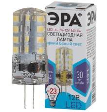 Лампа светодиодная LED-JC-3W-12V-840-G4  Б0033194  ЭРА