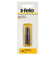 Бита крестовая PZ 1X50, серия Industrial, 2 шт в блистере  03101536  Felo