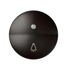 Simon 88 Клавиша для выключателя одноклавишного с подсветкой, с пиктограммой "лампа", S88, коричневый  88016-32  Simon