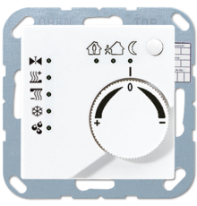 KNX-регулятор с ручкой для установки температуры; белый A2178TSWW Jung