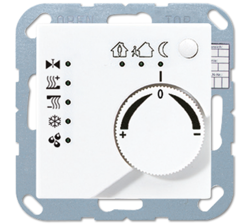 KNX-регулятор с ручкой для установки температуры; белый A2178WW Jung