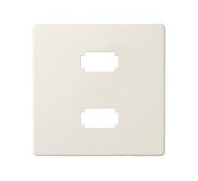 Simon 82 Накладка для коннектора 2*USB 2.0 типа А, "мама", S82, S82N, S82 Detail, слоновая кость  8201090-031  Simon