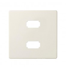 Simon 82 Накладка для коннектора 2*USB 2.0 типа А, "мама", S82, S82N, S82 Detail, слоновая кость  8201090-031  Simon