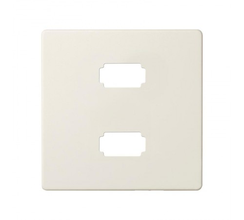 Simon 82 Накладка для коннектора 2*USB 2.0 типа А, "мама", S82, S82N, S82 Detail, слоновая кость  8201090-031  Simon