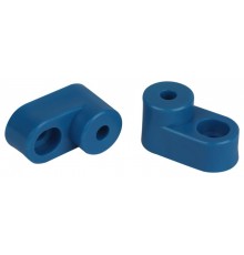 Изолятор для шин  NO-224-71 угловой синий  Б0062952  ЭРА