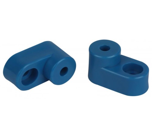 Изолятор для шин  NO-224-71 угловой синий  Б0062952  ЭРА