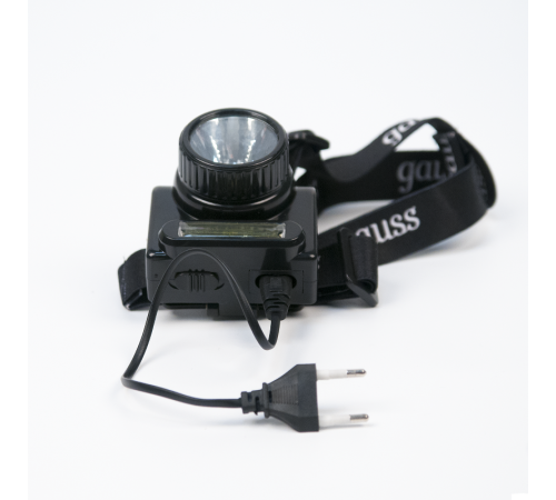 Фонарь налобный GFL309 6W 180lm Lead acid 800mAh LED 1/12/72  GF309  Gauss