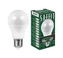 Лампа светодиодная SBA6015 15W 2700K 230V E27 A60  55010  SAFFIT