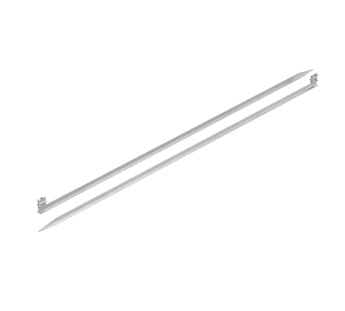 Стержень заземляющий Т-образный для полосы до 30 мм L2 м HD  ZK-T-L2 HD  КМ-профиль