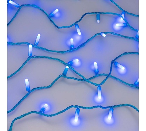 Светодиодная гирлянда ARD-STRING-CLASSIC-10000-BLUE-100LED-MILK-FLASH Blue (230V, 7W) (Ardecoled, IP65)  031199  Arlight