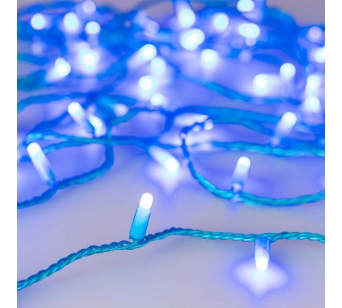 Светодиодная гирлянда ARD-STRING-CLASSIC-10000-BLUE-100LED-MILK-FLASH Blue (230V, 7W) (Ardecoled, IP65)  031199  Arlight