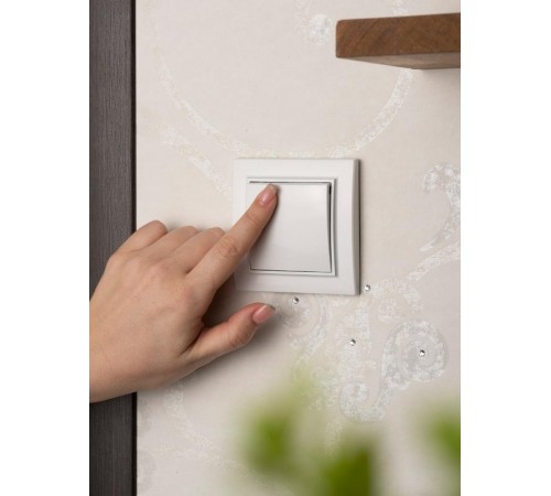 Минск Выключатель 1-клавишный СП,10А, белый EKF Basic  ERV10-021-10  EKF