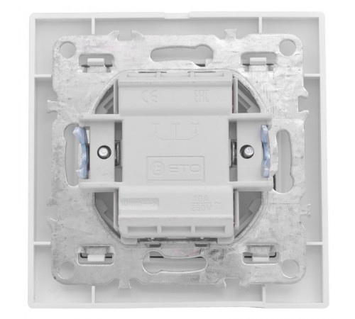 Минск Выключатель 1-клавишный СП,10А, белый EKF Basic  ERV10-021-10  EKF