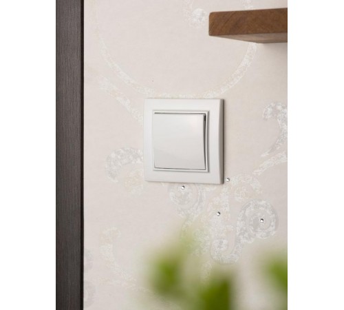 Минск Выключатель 1-клавишный СП,10А, белый EKF Basic  ERV10-021-10  EKF