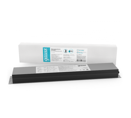 Блок аварийного питания  IP65 435*87*40мм 120W на 1 час Universal  997911012  Gauss
