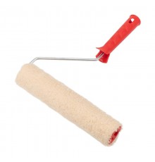 Валик "Натуральный мех" бесшовный, ворс 12 мм, ширина ролика 240 мм,  42 мм, бюгель 6 мм  89-0036  REXANT